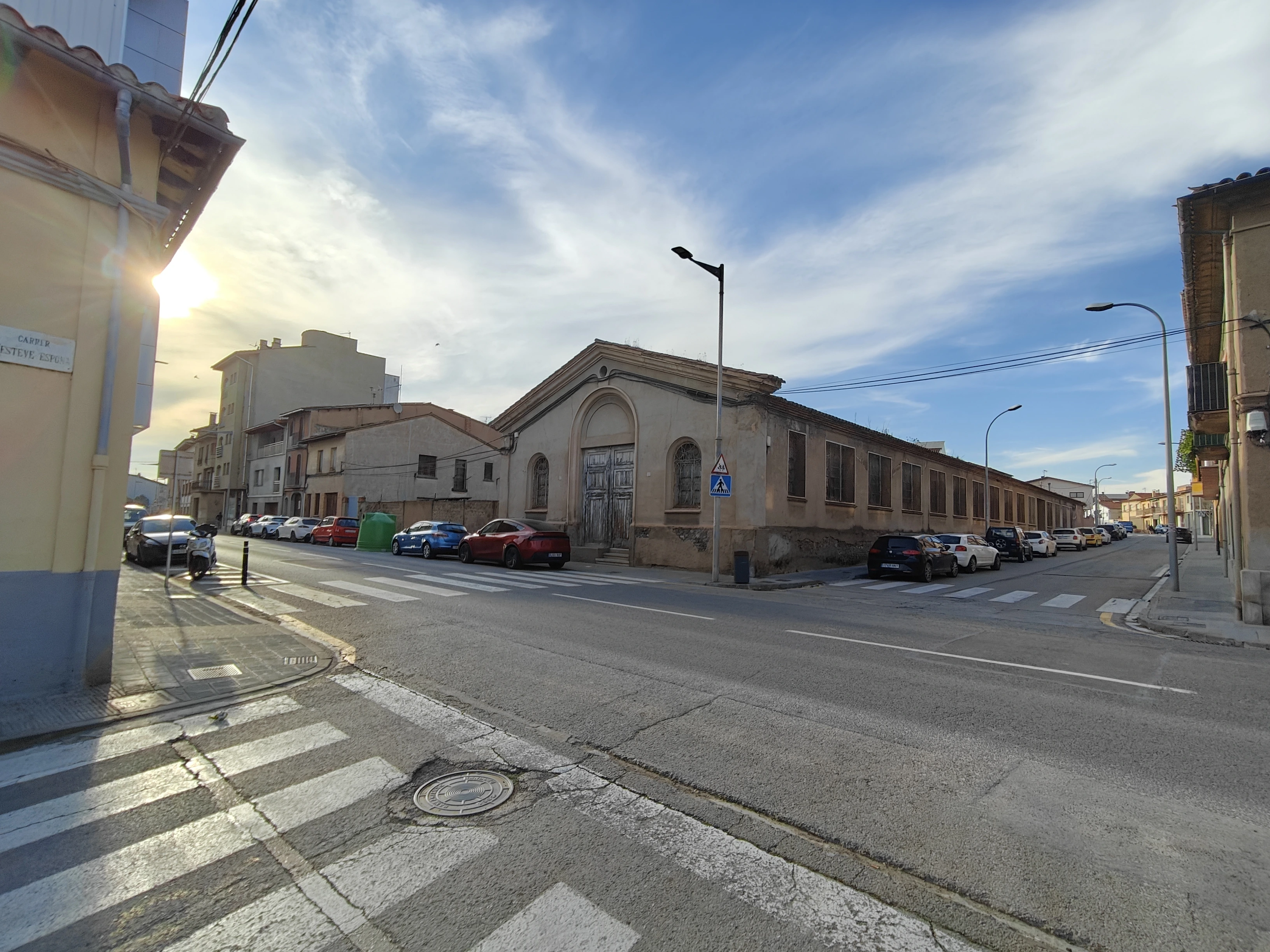 The property, seen from the opposite side